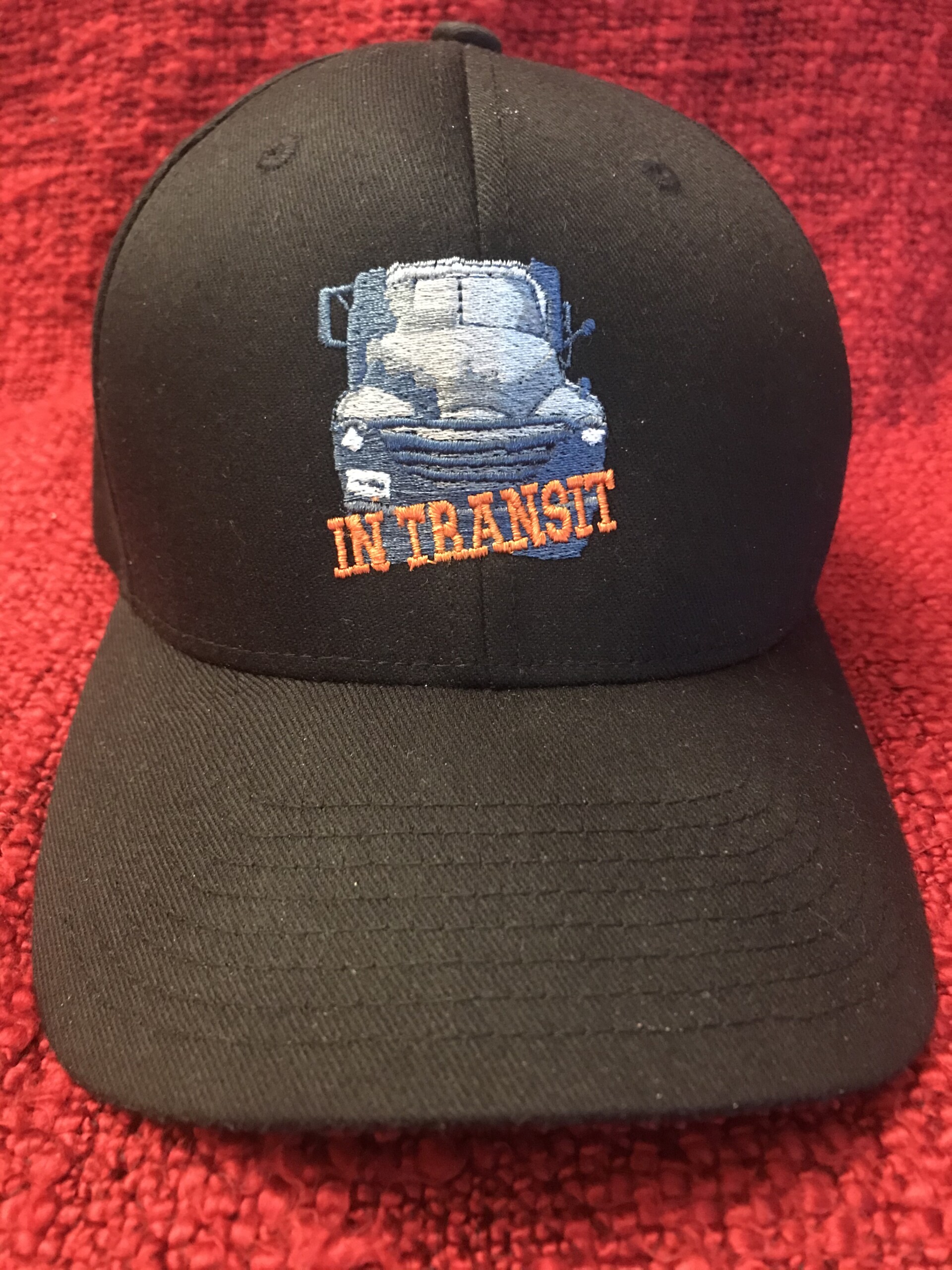 In Transit Logo on Black Hat