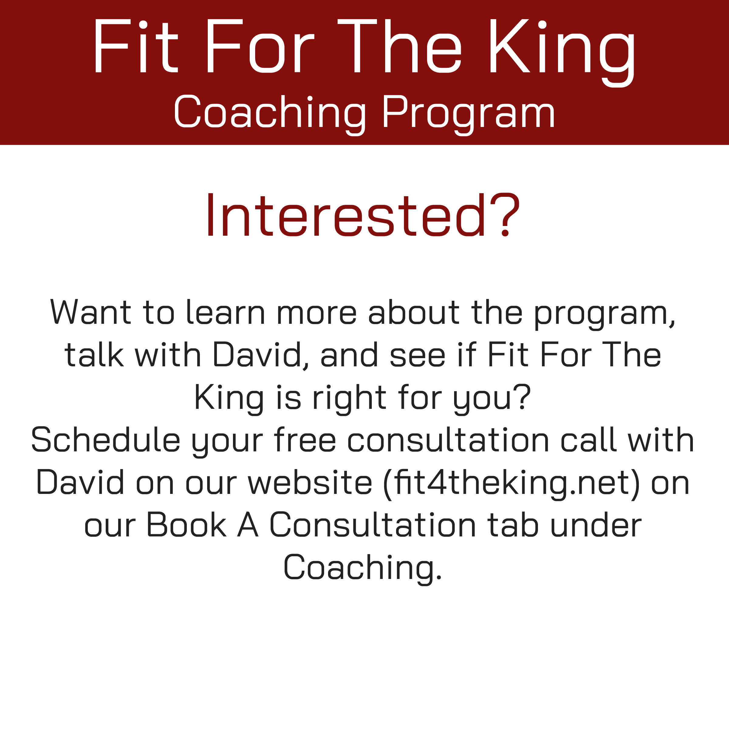 FFTK Coaching Program